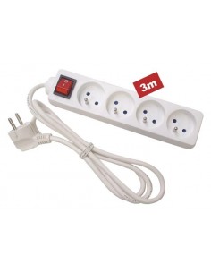 Multiprise 3 prises avec interrupteur - cordon 4 m - Câbles & Rallonges  Électriquesfavorable à acheter dans notre magasin