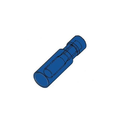 Cosse cylindrique femelle bleue