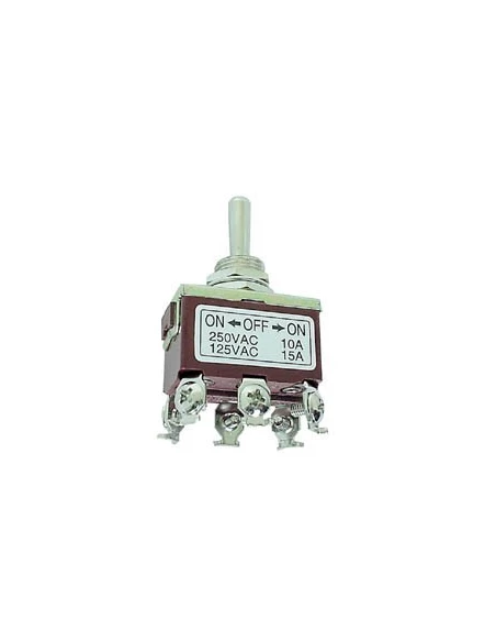 Inverseur bipolaire a levier on-on 10a/250v