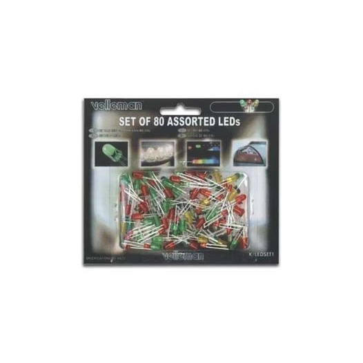 Assortiment de 80 leds