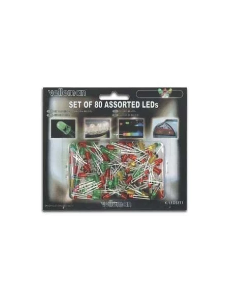 Assortiment de 80 leds