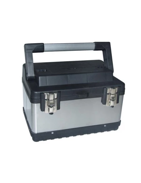 Boîte à outils - acier inoxydable - 380 x 270 x 225 mm