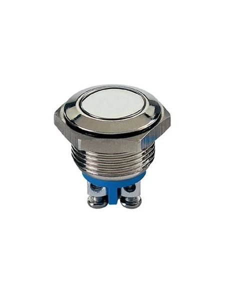 Bouton-poussoir plat en acier inoxydable spst 1no