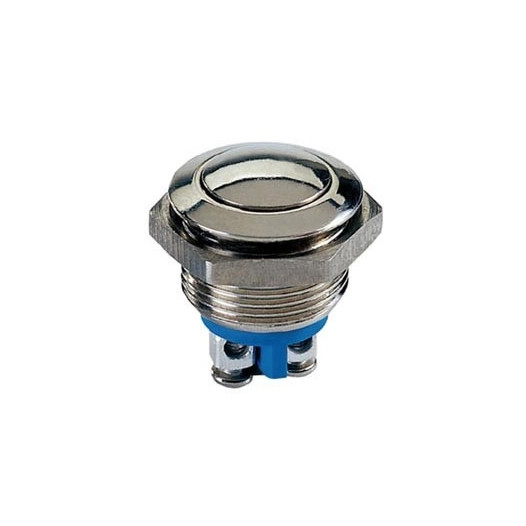 Bouton-poussoir rond en acier inoxydable spst 1no