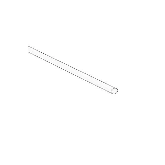 Gaine thermoretractable 2:1 - 2 4mm - blanc - 50 pcs