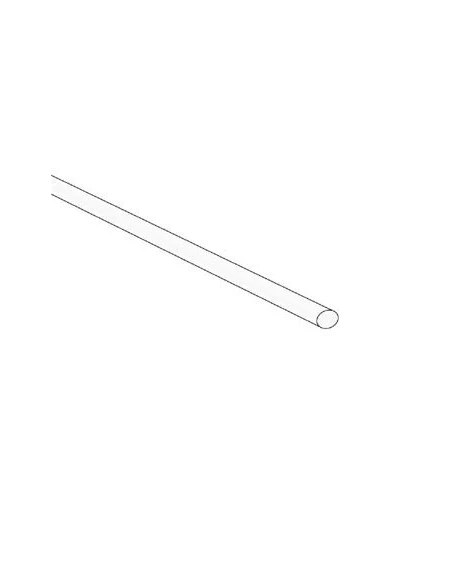 Gaine thermoretractable 2:1 - 2 4mm - blanc - 50 pcs