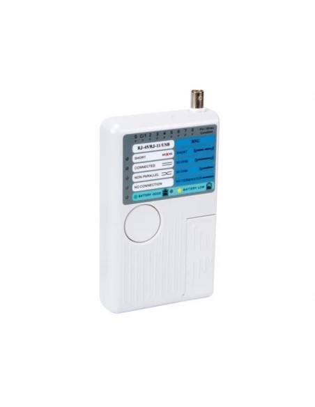 Testeur usb/lan pour usb-a, usb-b, bnc, rj45, rj12, rj11, rj10