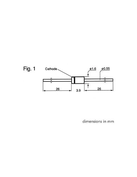 25 Diode zener 5v1 - 500mw