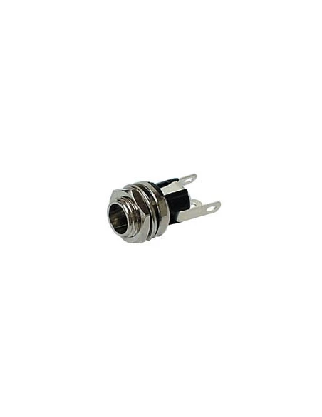 Embase d'alimentation métallique 2 1mm / 5 5mm - pour chassis