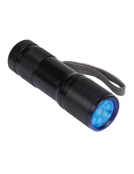 Lampe de poche - 9 leds uv