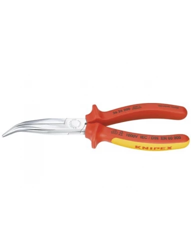 Pince 1/2 ronde coupe coudée 1000v - KNIPEX