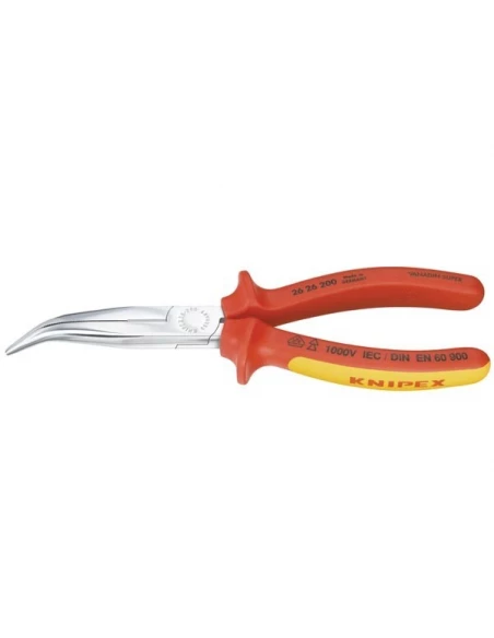 Pince 1/2 ronde coupe coudée 1000v - KNIPEX