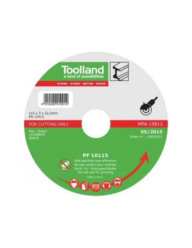 Disque abrasif - 115 mm - pierre