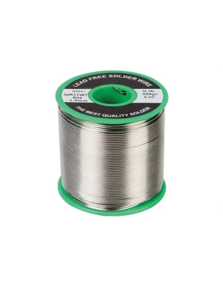 Soudure sans plomb sn 99 3% - cu 0 7% 1mm 500g