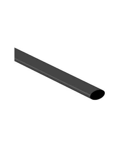 Gaine thermoretractable 2:1 - 6 4mm - noir - 1m - 50 pcs