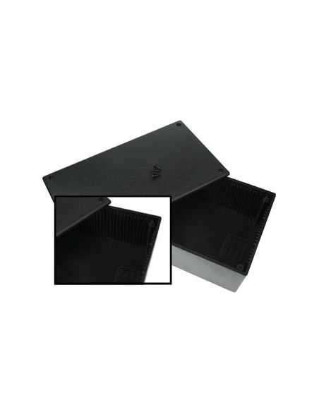 Coffret plastique - noir 200 x 110 x 65mm