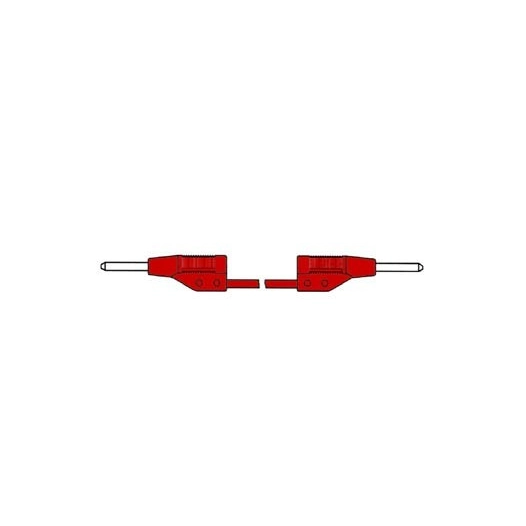 Cordon de mesure moule 2mm 50cm - rouge (mvl 2/50)