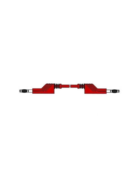 Cordon de mesure 4mm 50cm - rouge (mln-sil / 1)