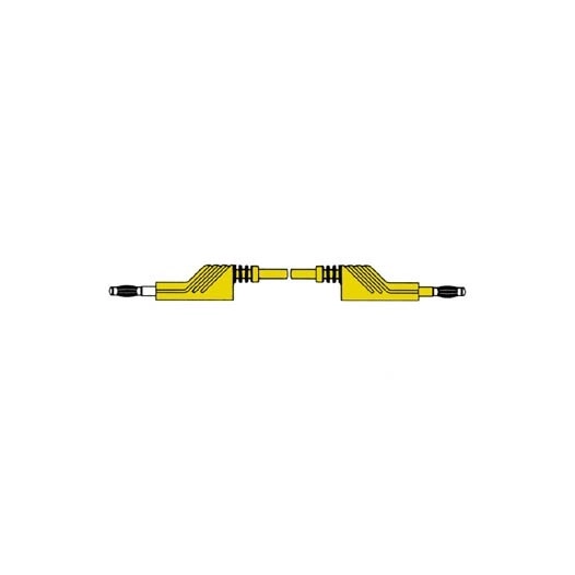 Cordon de mesure 4mm 50cm - jaune (mln-sil / 1)