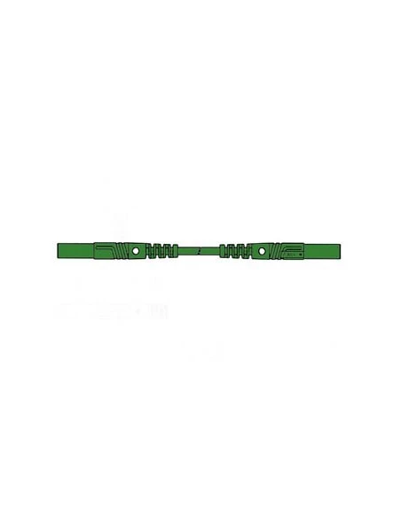 Cordon de mesure isole 100cm et ø 4mm - vert (mlb/gg-sh 100/1)