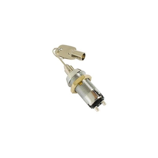 Interrupteur unipolaire momentanee avec cle a pompe