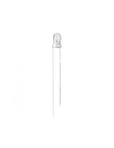 Led bleue 3mm transparente - 2200mcd - 20ma