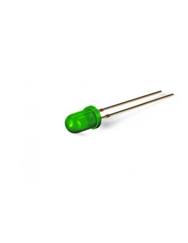 25 Led standard 5mm - vert diffusant