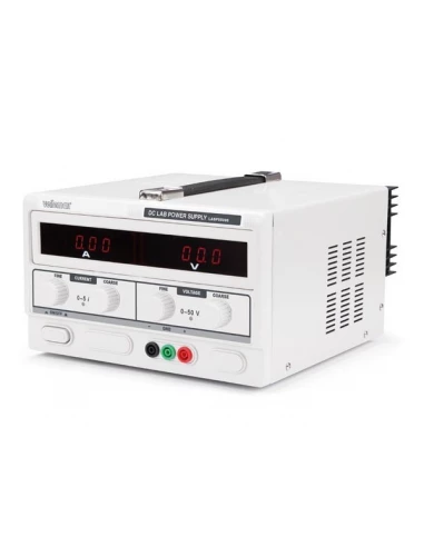 Alimentation de laboratoire 0-50 vcc 0-5 a max / avec double afficheur led
