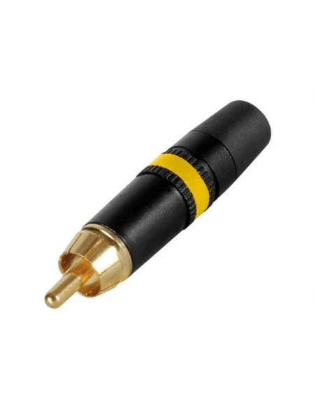 Fiche rca - dorée - anneau jaune