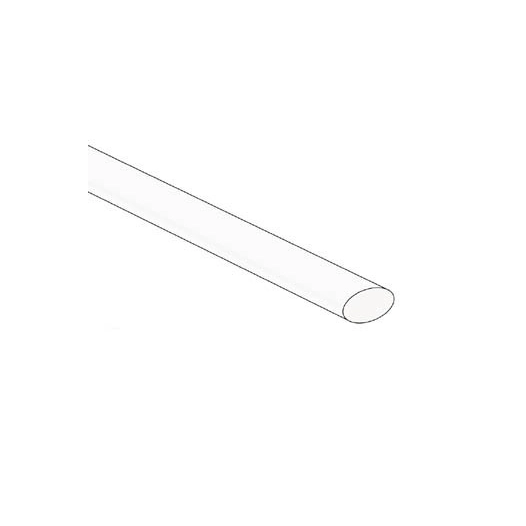 Gaine thermoretractable 2:1 - 6 4mm - blanc - 50 pcs