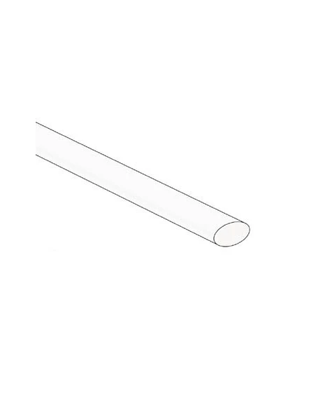 Gaine thermoretractable 2:1 - 6 4mm - blanc - 50 pcs