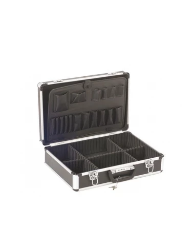 Valise aluminium 455 x 330 x 152 mm noir