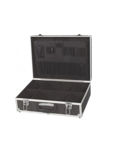 Valise avec bords en aluminium 455 x 330 x 152 mm noir