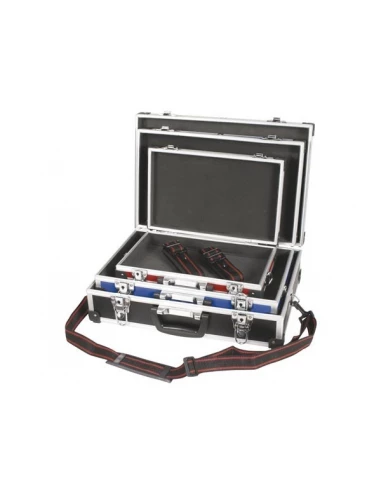 Jeu de 3 valises de rangement gigognes (max 430 x 290 x 120 mm)