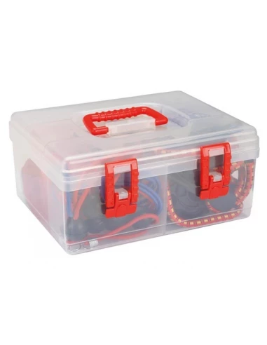 Jeu avec sangles d'arrimage à cliquet et tendeurs - 18 pcs