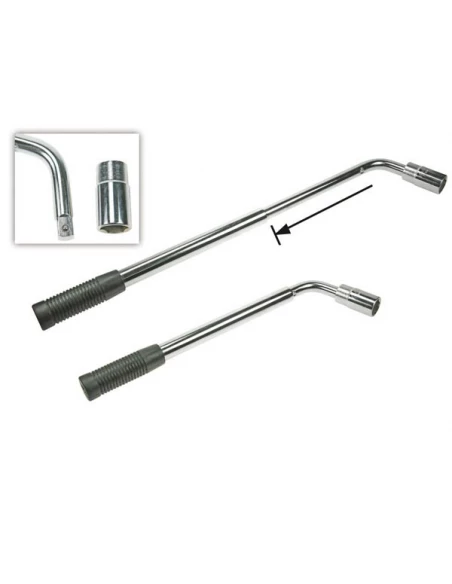 Clef d'écrou de roue télescopique