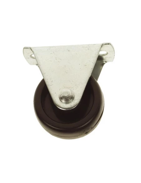 4 roulettes fixes en nylon - noir - 38 mm, 20 kg/pc