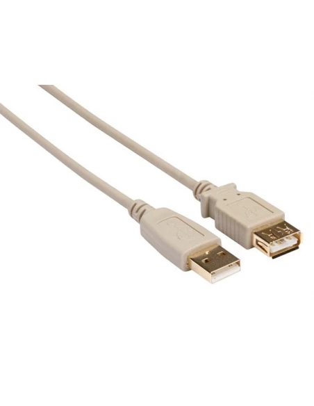 Fiche usb 2 0 a vers fiche usb 2 0 a / cuivre / de base / 1 8 m / doré / m-f