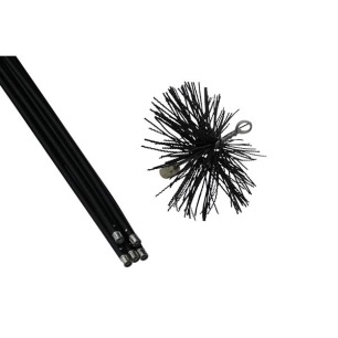 Kit de ramonage - brosse ø 200 mm - nylon