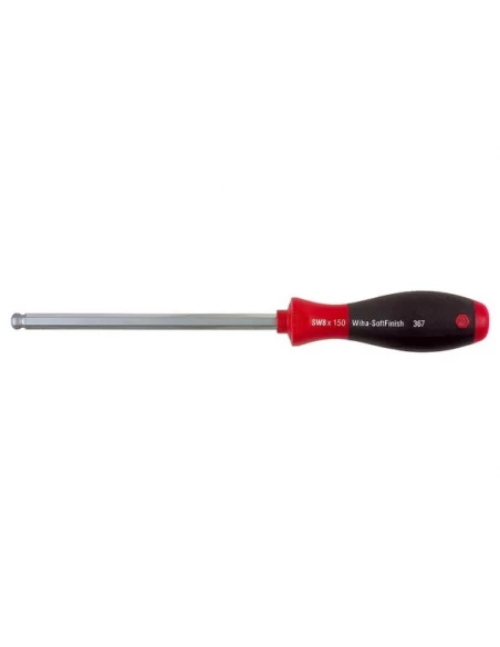Wiha - tournevis six pans à tête sphérique softfinish® - 3 0 x 100mm
