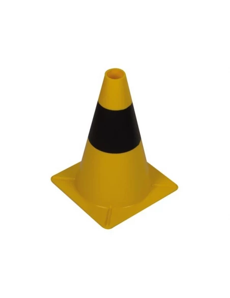 Cône jaune/noir 30 cm