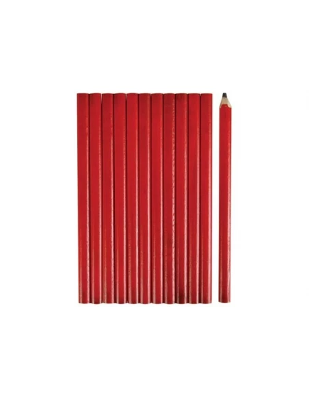 Crayons de menuisier 175 mm (12 pcs)