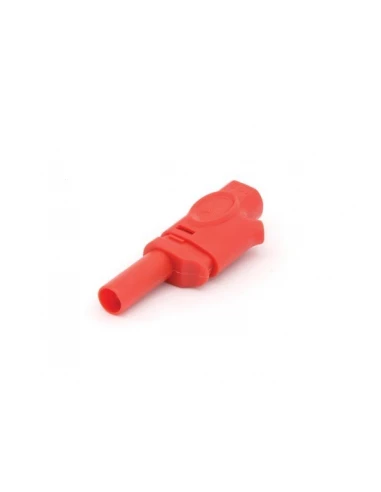5 Fiche banane 4mm selon iec1010 - rouge