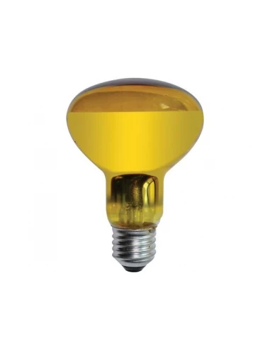 Spot couleur disco - jaune 60w / r80