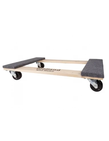 Support roulant pour meubles - rectangulaire - 760 x 460 mm - charge max 400 kg