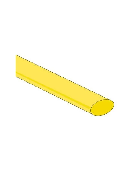 Gaine thermoretractable 2:1 - 9 5mm - vert/jaune - 25 pcs