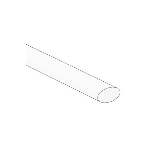 Gaine thermoretractable 2:1 - 9 5mm - blanc - 25 pcs