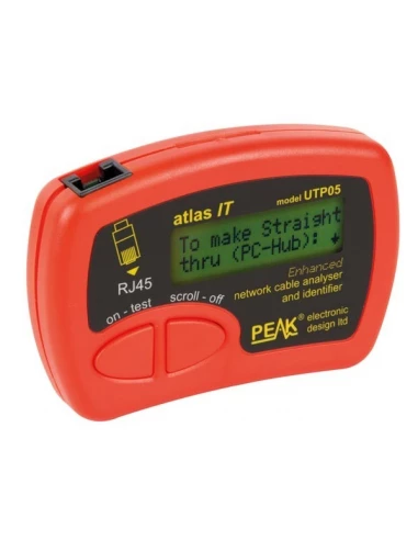 Analyseur/identificateur de cable réseau pour cables cat5, cat5e, cat6 utp