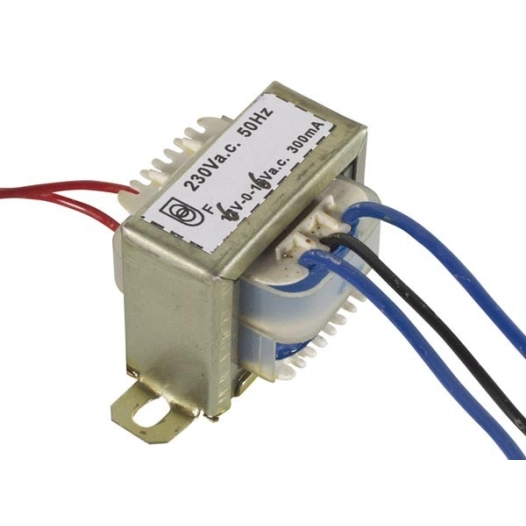 Transformateur chassis ouvert 3 6va 2 x 6v 300ma