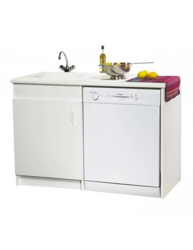 Meuble de sous-évier option lave vaisselle 120 x 60